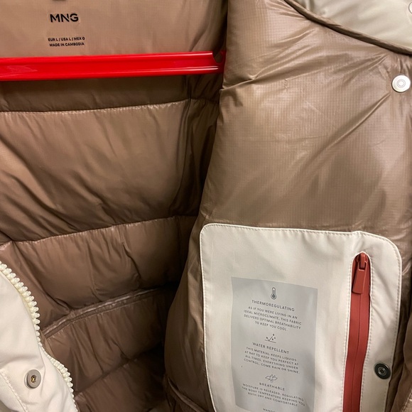 Mango Off-White Puffer Jacket - Picture 10 of 10